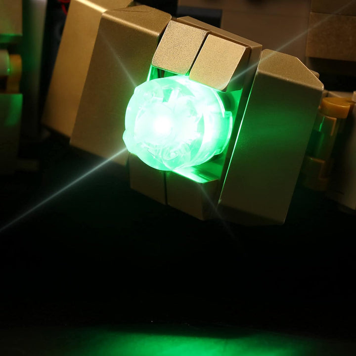 cooldac LED-Licht Kit für Lego 76191 Marvel Infinity Handschuh, Sprachsteuerungsversion LED Licht Ki