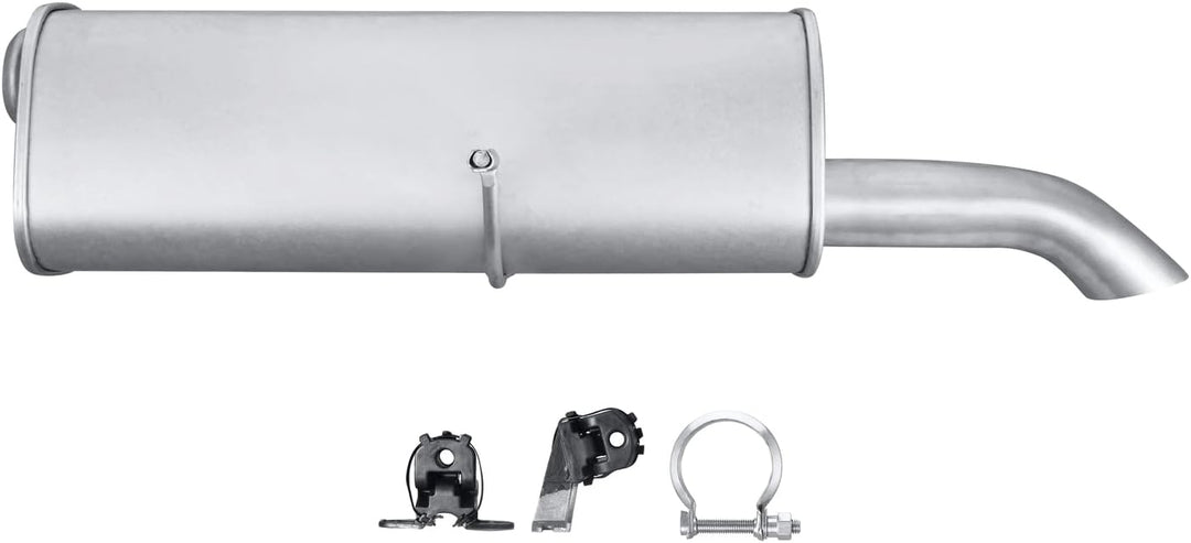 HELLA 8LD 366 032-381 Endschalldämpfer - Easy2Fit® Kit - hinten - einteilig - Set mit Anbauteilen