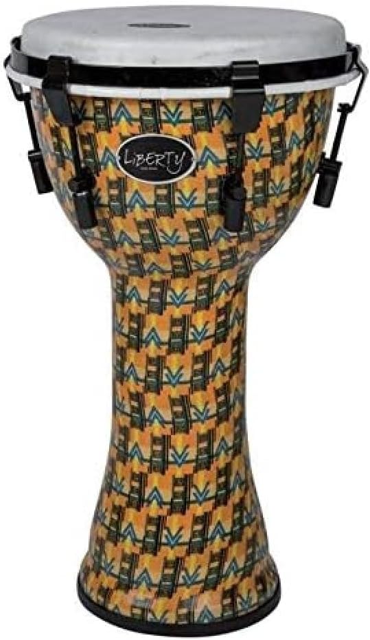 Gewa LS829100 Djembé Liberty Series Mechanically Tuned 10 Zoll Abstract Kente Abstract Kente 10" Mec