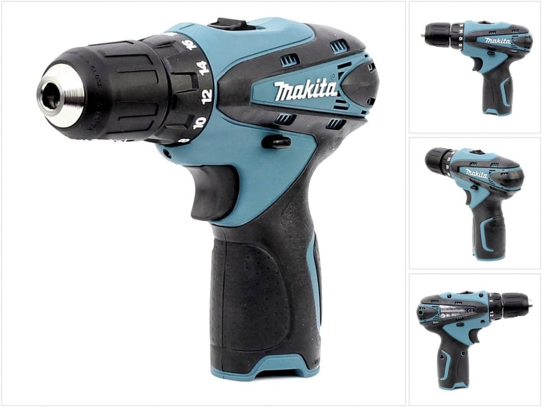 Makita DF 330 10,8 V Li-Ion Akku Bohr Schrauber blau Solo - nur das Gerät ohne Zubehör