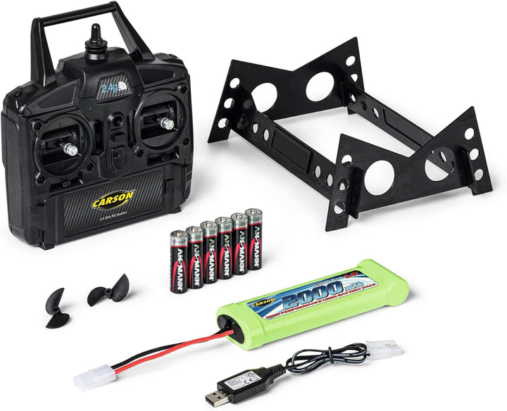 Carson 500108045 Speed Yacht 2.4G 100% RTR - Ferngesteuertes Boot, RC Boot, Ferngesteuertes Boot für