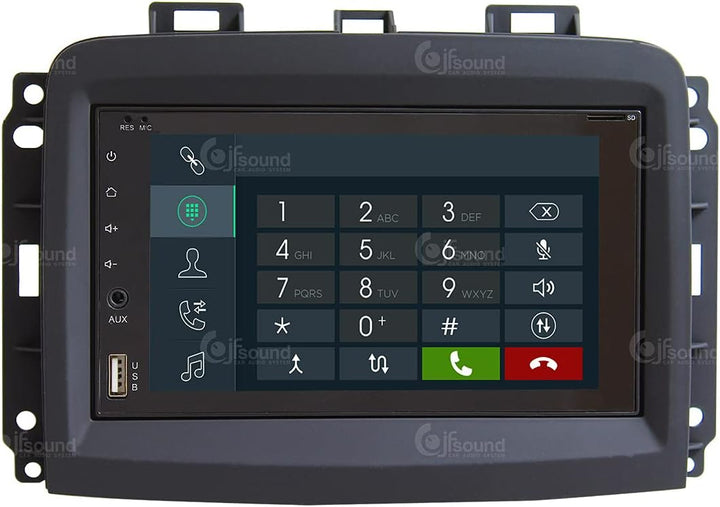 Costum fit Autoradio für FIAT 500L New Android GPS Bluetooth WiFi Dab USB Full HD Touchscreen Displa