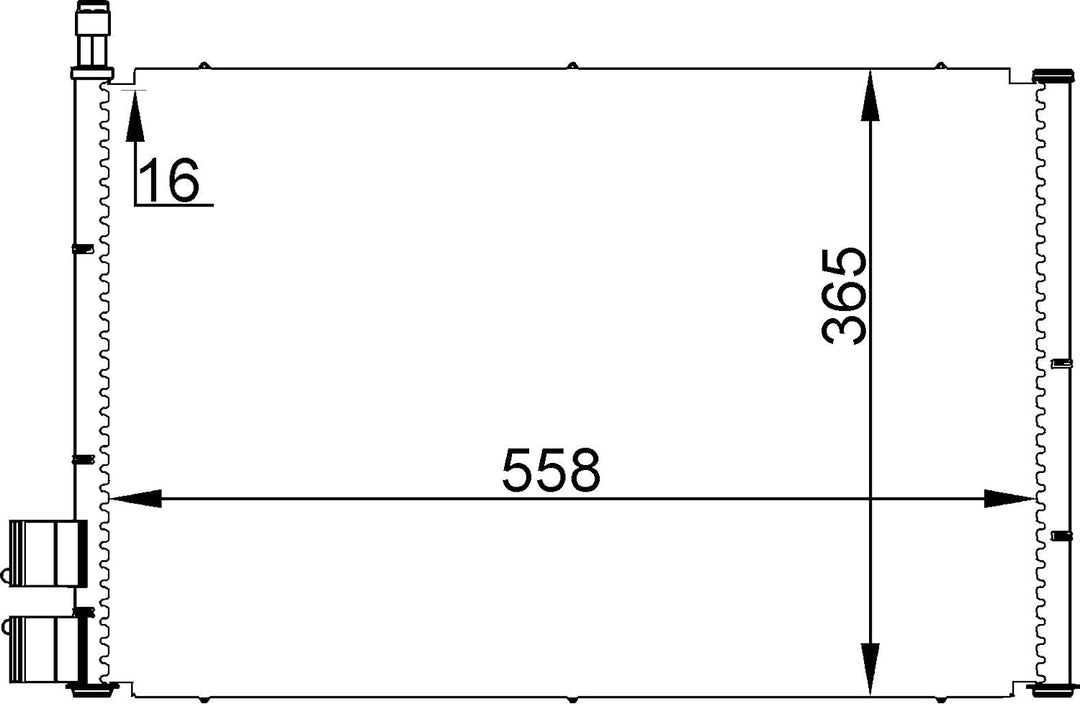 MAHLE AC 298 000S A/C-Kondensator BEHR