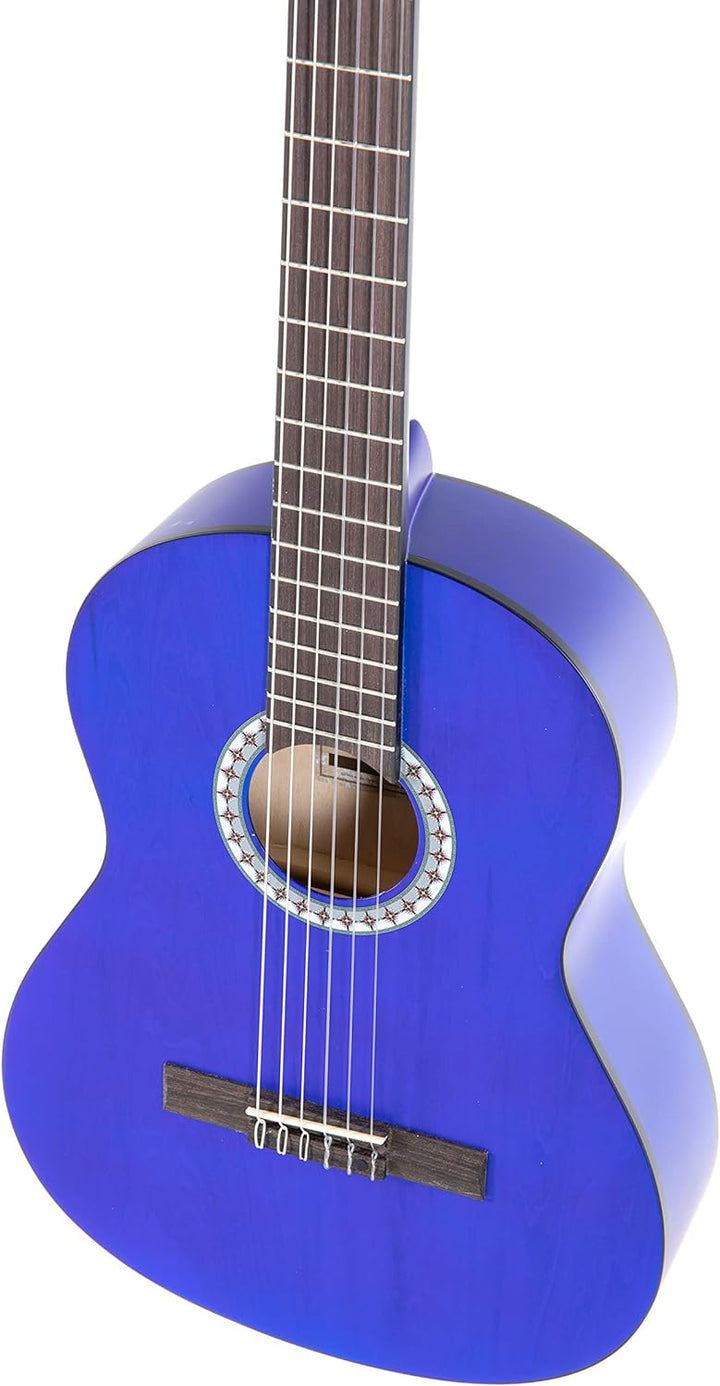 GEWA Konzertgitarre BASIC 3/4 transparent blau - PS510145 - ***NEU***, 3/4 transparent blau