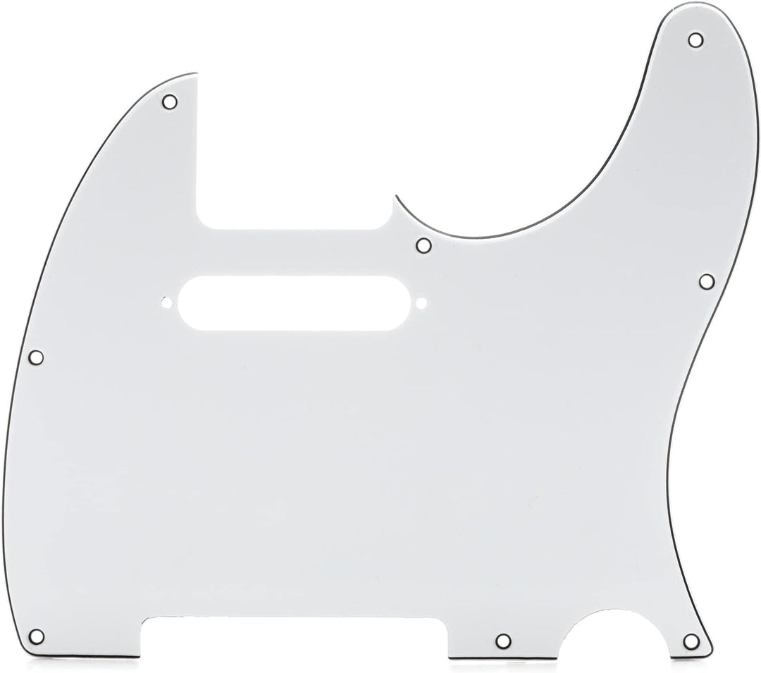 Fender 099-1355-000 3-Ply White 8-Hole Mount Telecaster Pickguard