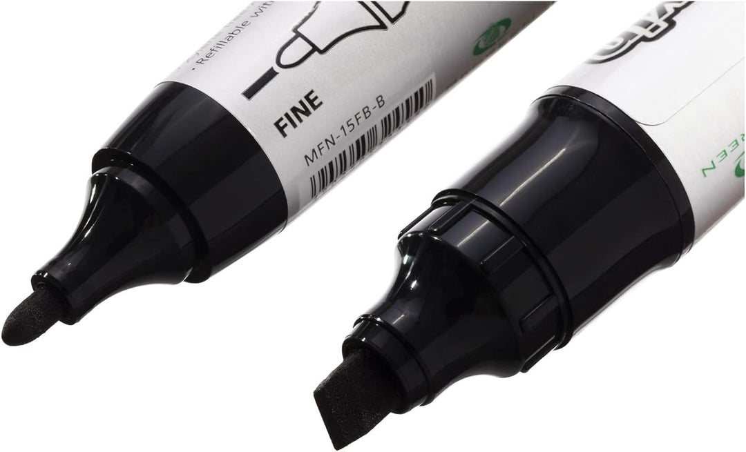 Pilot Marker 6er Set Permanent Twin Marker Jumbo pte Wate und pte Keilspitze schwarz