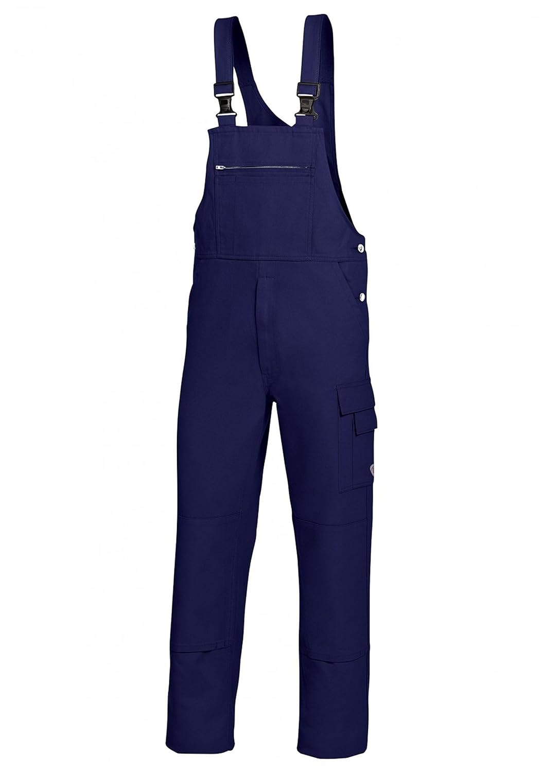 BP Workwear Basic 1482-060-10 Latzhose - Stoffhosenträger mit Gummieinsatz - Taschen für Knieschoner