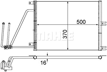 MAHLE AC 226 000S A/C-Kondensator BEHR