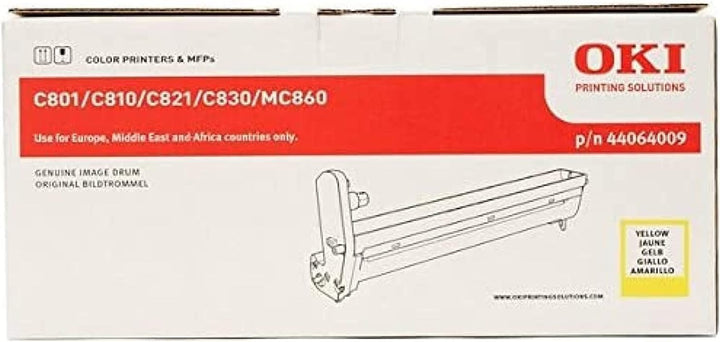 OKI 44064009 C810, C830, MC860 Trommel 20.000 Seiten, gelb yellow, yellow