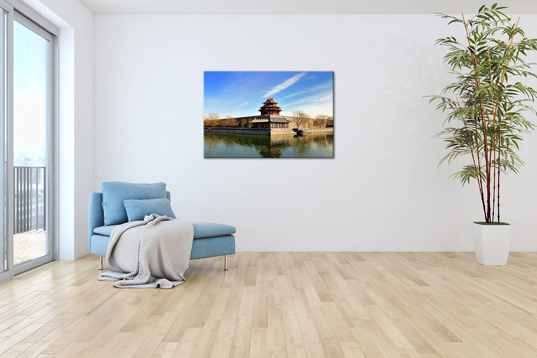 deyoli Nationales Palastmuseum in Taipeh im Format: 80x60 als Leinwandbild, Motiv fertig gerahmt auf
