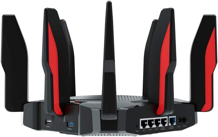 TP-Link AX6600 Tri-Band Wi-Fi 6 Gaming Router with 4* Gigabit Ports+1 * 2.5 Gbps Port, WiFi Speed up