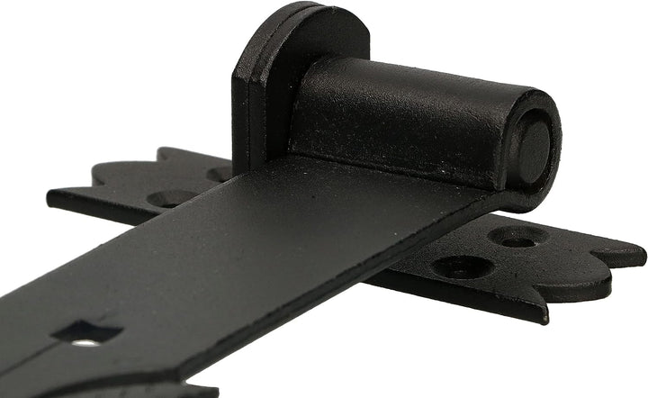 KOTARBAU® 2er Set Ladenband Schmiedeeisen mit Kloben 800 mm Türband Torband Türscharnier Torscharnie