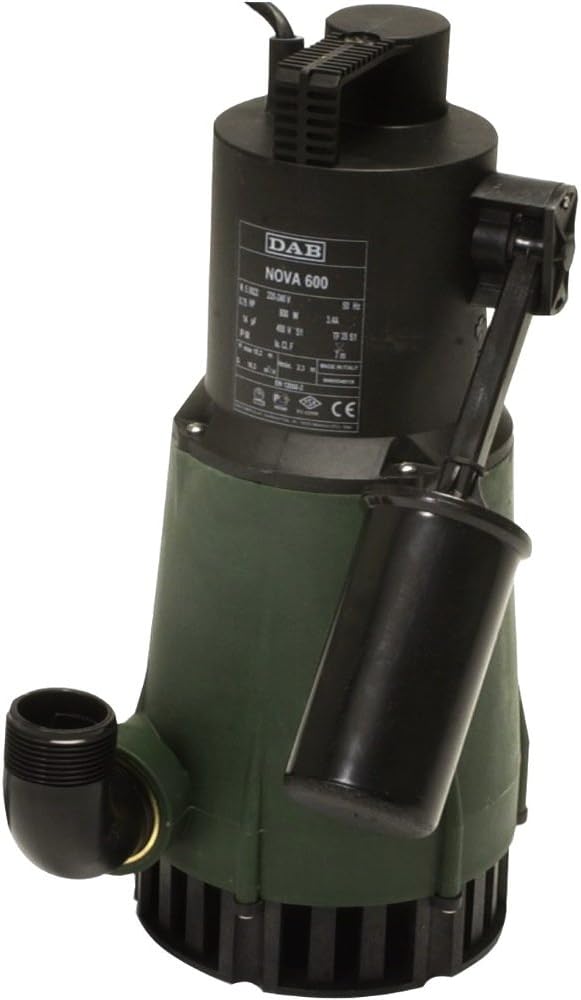 DAB Nova 600 M-A SV – Tauchmotorpumpe mit Schwimmerschalter für Pumpen von klarem Wasser zu Hause. 0