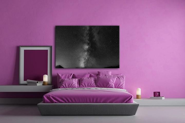 deyoli Zauberhafte Aufnahme der Milchstrasse Format: 80x60 Effekt: Schwarz/Weiss als Leinwand, Motiv