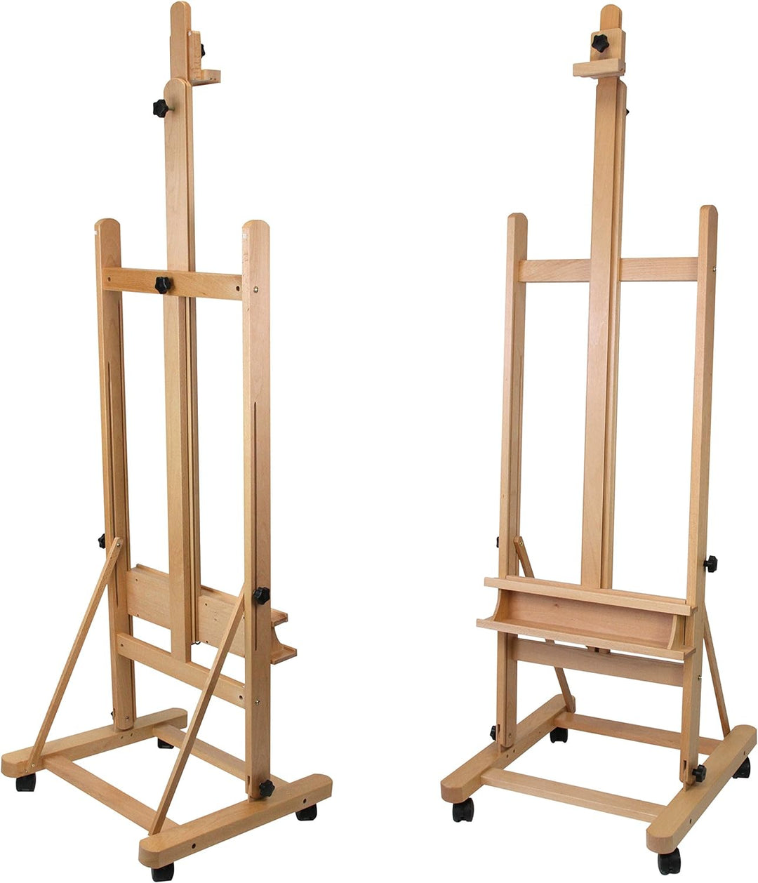 Paintersisters Atelier Staffelei Lima - für Keilrahmen bis 220 cm, Studio-Staffelei aus massivem Buc