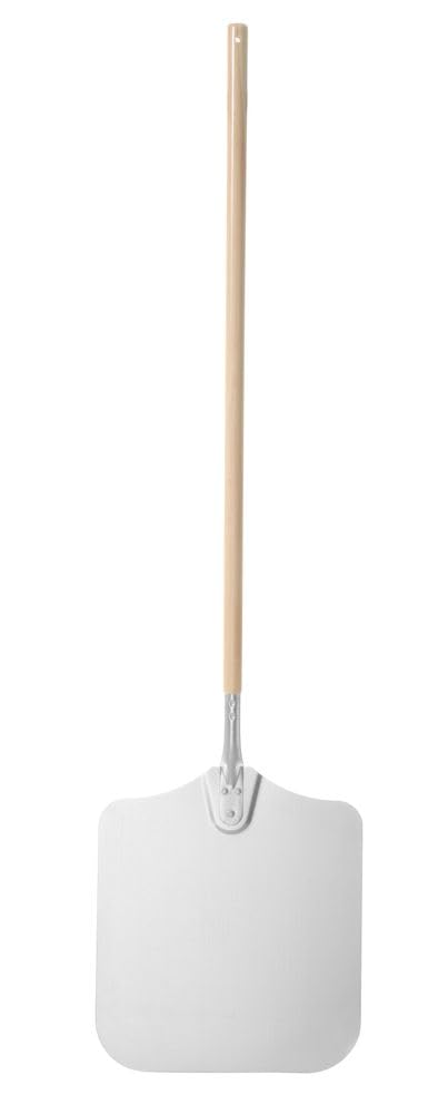 HENDI Pizzaschaufel, mit Holzgriff, Pizzaschieber, Brotschieber, 1320x355x(L)910mm, Aluminium 1320x3