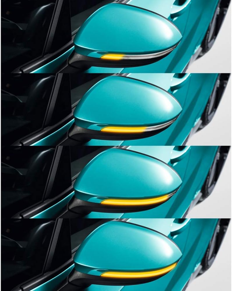 Volkswagen 5H0052215 Spiegelblinker animiert Blinker Blinklicht Blinkleuchte abgedunkelt Nachrüstsat