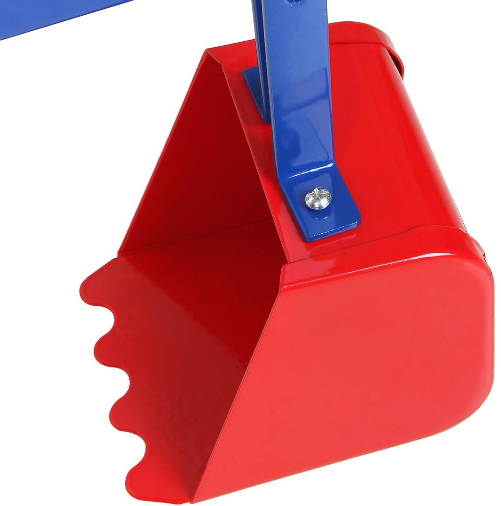 Spielwerk® Sitzbagger 360° Radius Schwenk- und Greiffunktion bis 50kg Sandkasten Aufsitzbagger Schau