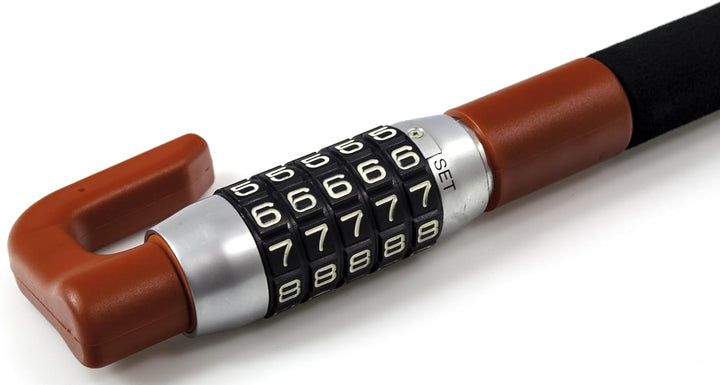 Cartec Anti-Diebstahl-Pedalcane/Autolenkrad, Codesperre