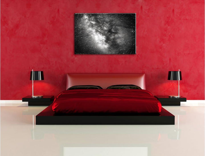 Pixxprint Zentrum der Milchstrasse Kunst als Leinwandbild/Grösse: 100x70 / Wandbild/Kunstdruck/ferti