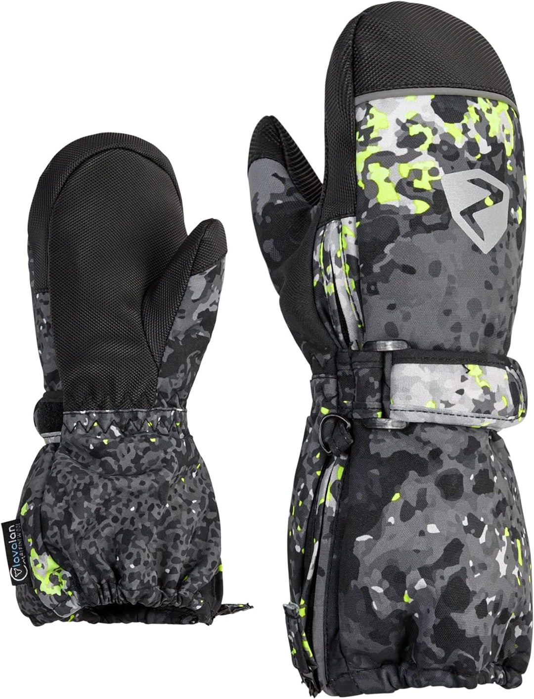 Ziener Unisex Baby Lanup Ski-Handschuhe/Wintersport | wasserdicht, extra warm, Wolle 86cm galaxy pri