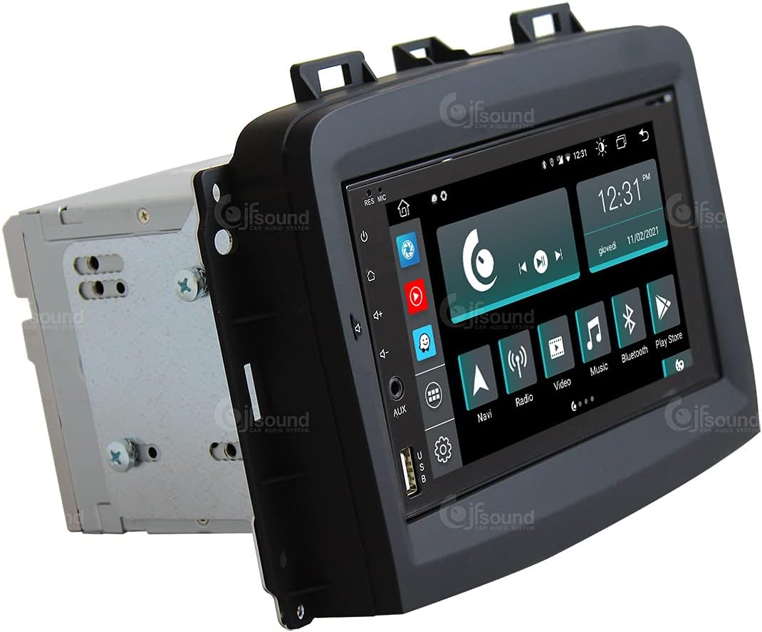 Costum fit Autoradio für FIAT 500L New Android GPS Bluetooth WiFi Dab USB Full HD Touchscreen Displa