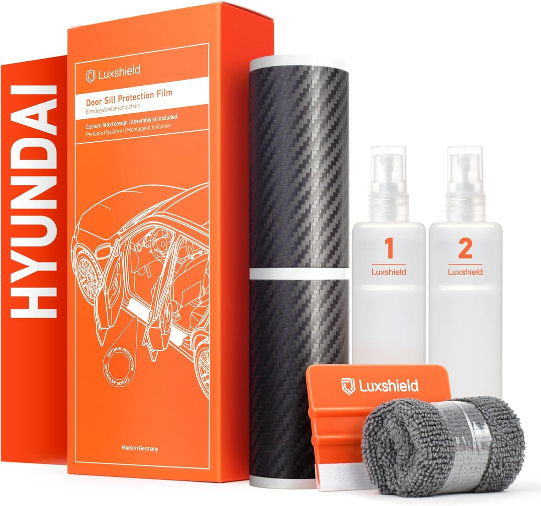 Luxshield Auto Einstiegsleisten Schutz für Hyundai i20 Schrägheck 2 (II) GB I 2014-2020 - Schutzfoli