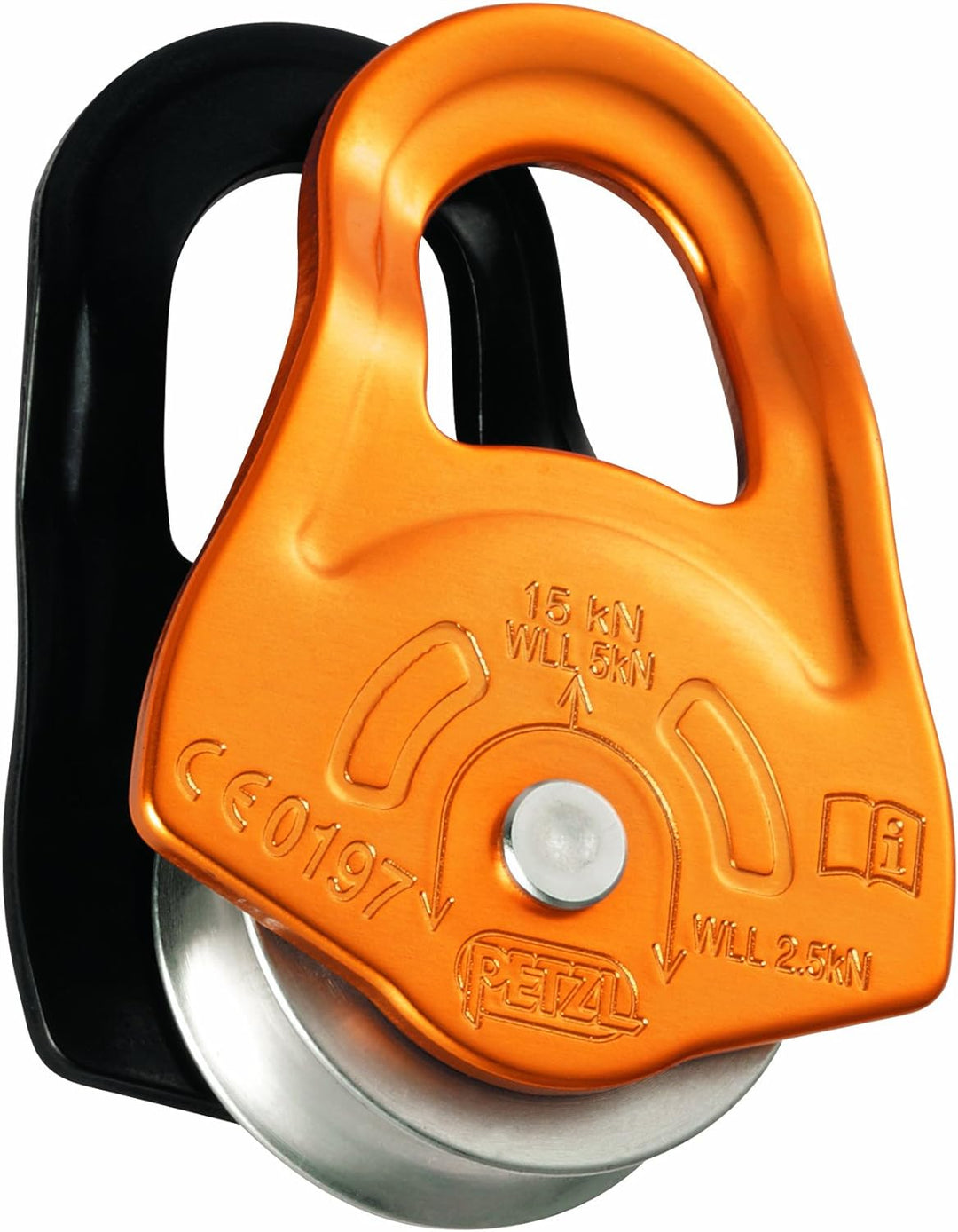 PETZL Erwachsene Rolle Partner Verticality, Mehrfarbig (gelb/schwarz), One Size, P52A