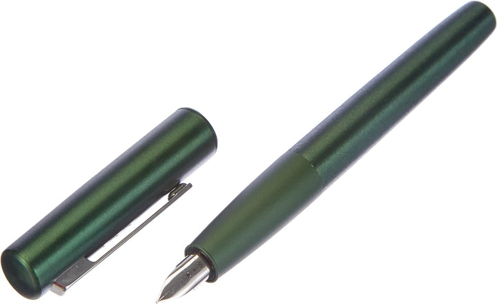 LAMY 1234746 aion Füllhalter 77 – Moderner Füller in der Farbe Dunkelgrün aus einem nahtlos aus Alum