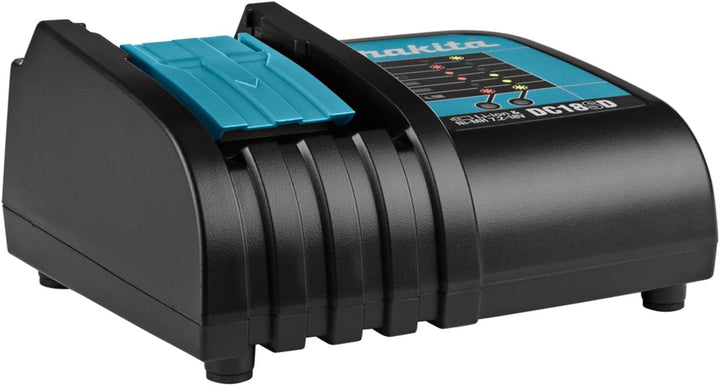 Makita 194533-6 Ladegerät, DC18SD, Blau, Silber