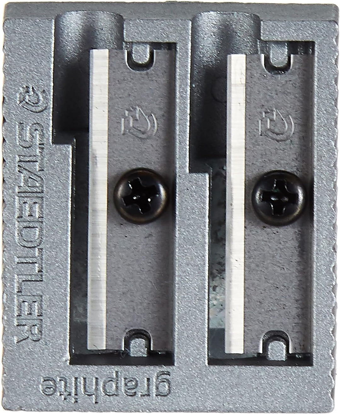 STAEDTLER 510 20 Metall Doppelspitzer, 20 Stück in Kartonschachtel, silberfarben