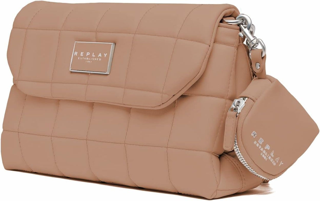 Replay Damen Fw3343 Clutch 074 Dirty Pale Beige, 074 Dirty Pale Beige