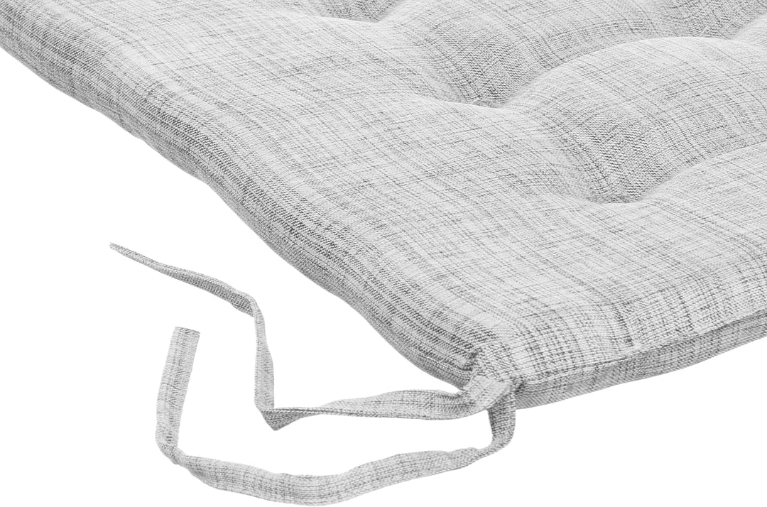 Brandsseller Outdoor 4er Set Sitzkissen 9er Punkt Steppung Leinenoptik ca. 40 x 40 x 3 cm Kissen Dek