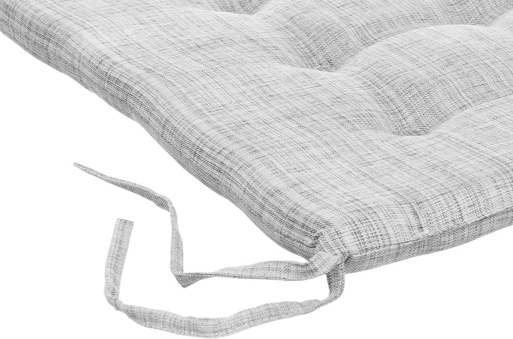 Brandsseller Outdoor 4er Set Sitzkissen 9er Punkt Steppung Leinenoptik ca. 40 x 40 x 3 cm Kissen Dek