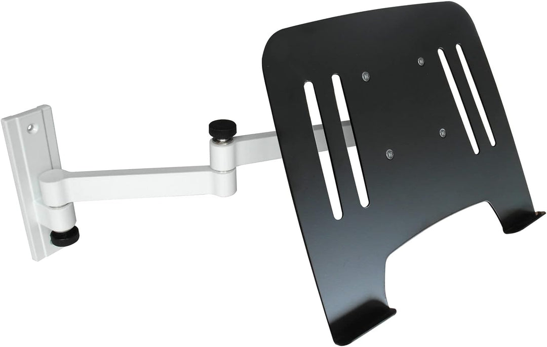 Drall Universal Wandhalterung Halterung für Laptop Netbook Tablet PC - weiss - mit Notebook Adapterp