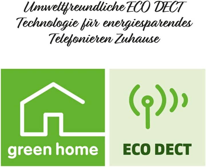 Gigaset Hello Telefon - Design Dect-Telefon - mit grossem Display und Freisprechfunktion - Raumüberw