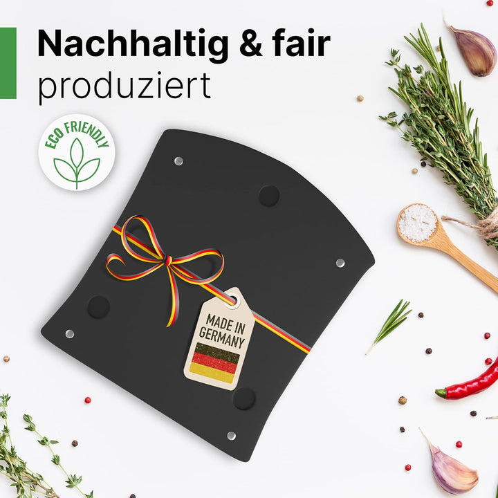 Gleitbrett kompatibel mit dem Thermomix TM6 / TM5 in schwarz - perfektes Zubehör passend für deinen