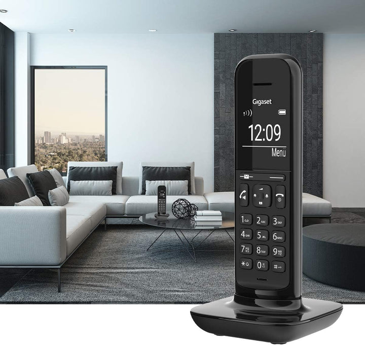 Gigaset Hello Telefon - Design Dect-Telefon - mit grossem Display und Freisprechfunktion - Raumüberw