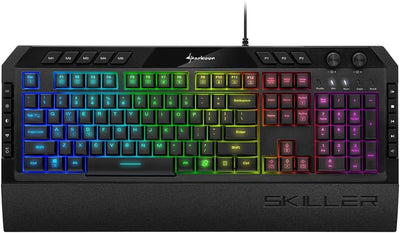 Sharkoon Skiller SGK5 Gaming-Tastaturen schwarz US Layout, US Layout
