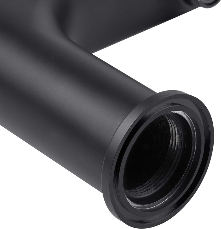 Cornat Waschtisch-Einhebelarmatur "Noir" - Black Edition - Matt schwarzer Messingkörper - Mühelose S