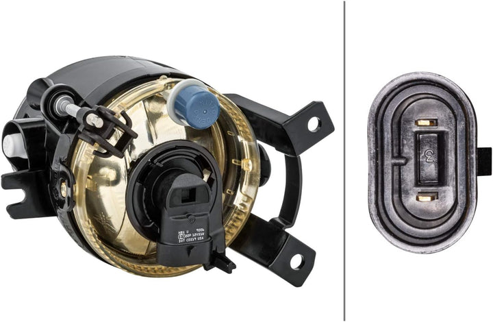 HELLA 1N0 010 233-341 FF-Nebelscheinwerfer - rechts - für u.a. VW Gol VIII, rechts
