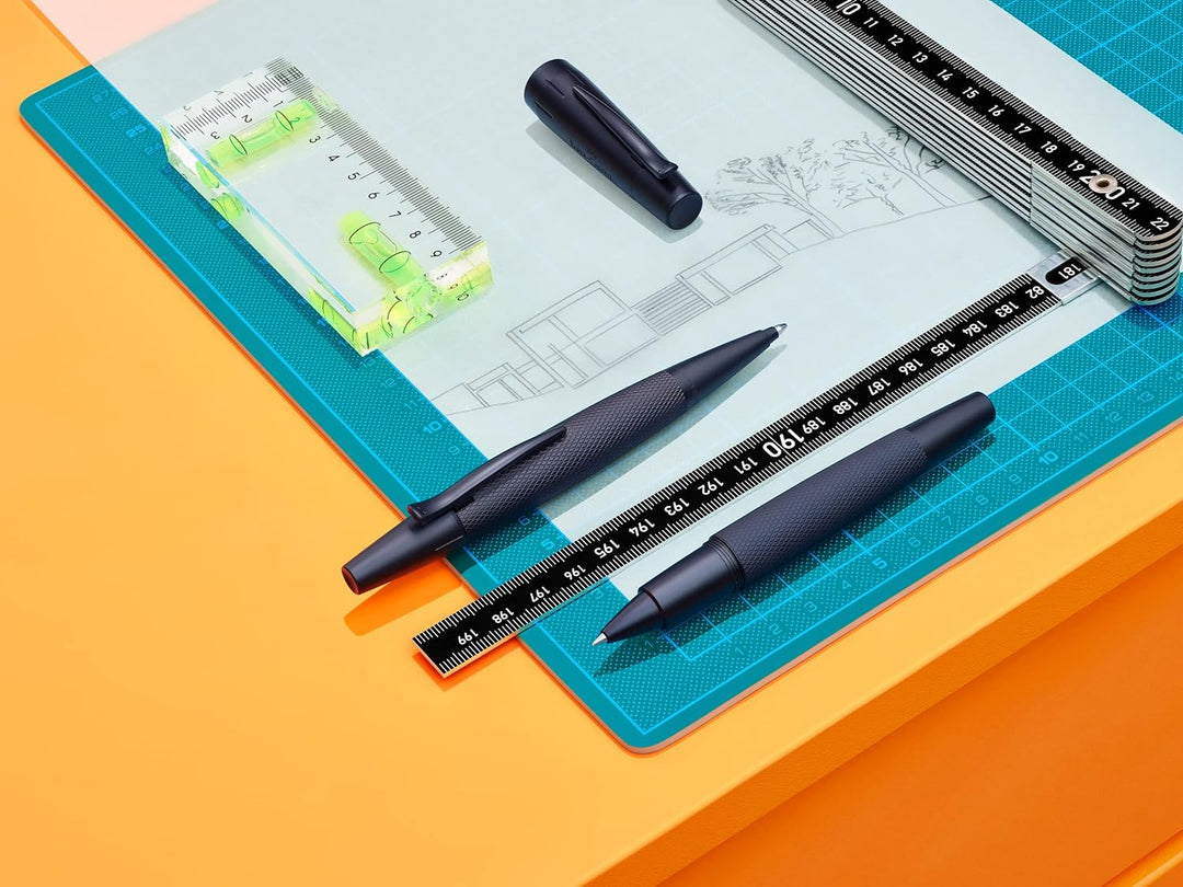 Faber-Castell 148690 - Drehkugelschreiber e-motion Pure Black, Schreibstärke B,1 Stück Kugelschreibe