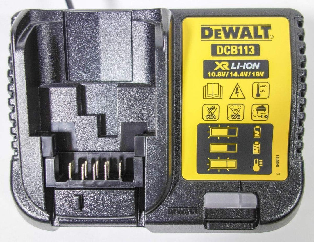 DeWalt DCB 113 Ladegerät XR 10,8V-18V für Li-Ion Akkus