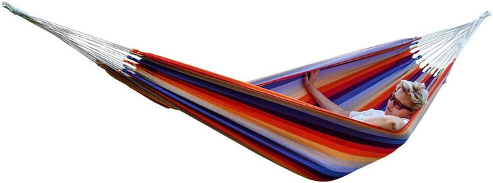Familien-Hängematte Beauty Rainbow mit Metall Hängemattengestell Universal Grande