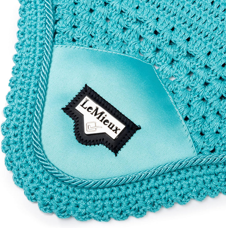 LeMieux Fliegenhaube Loire Satin in Azure, Grösse:XL, LeMieux:Azure Azure XL, Azure XL
