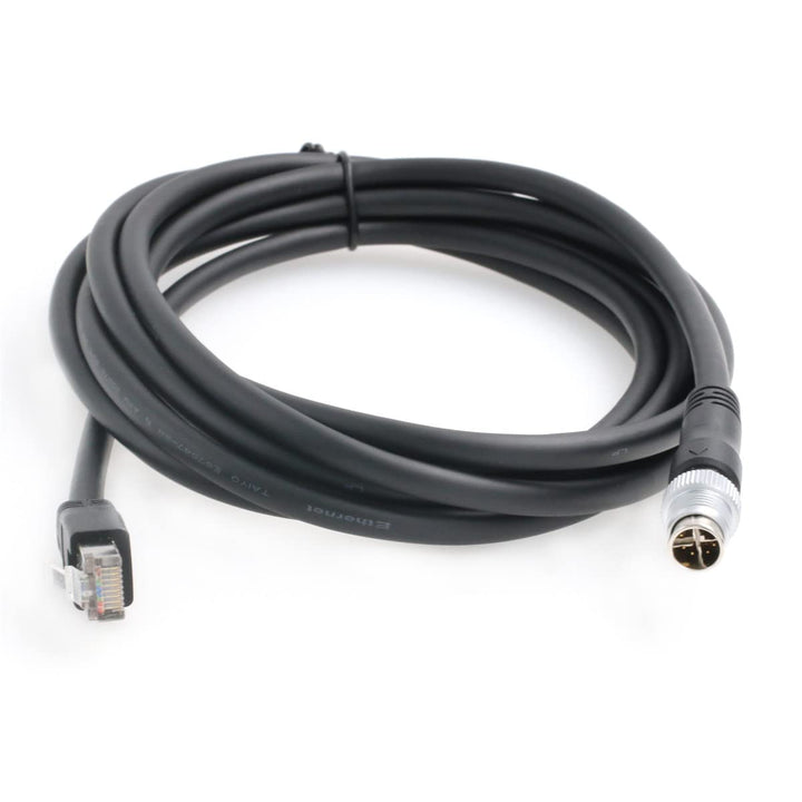 HangTon M12-Ethernet-Kabel, 8P Xcodiert, Stecker auf RJ45, Cat5e, Kabel für Cognex Industriekamera-S