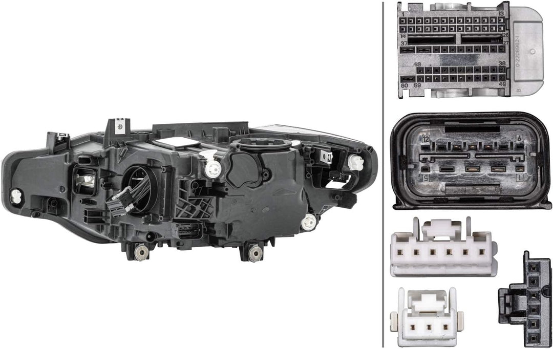 HELLA 1EX 012 102-921 LED-Hauptscheinwerfer für Rechtsverkehr - vorne rechts, rechts