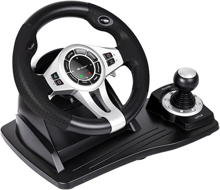 Tracer Roadster 4 in 1 Lenkrad für PC/PS3/PS4/Xone 2-Pedalset Ganghebel 270-Grad-Rotationswinkel