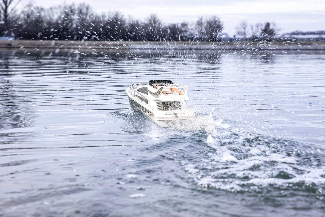 Carson 500108045 Speed Yacht 2.4G 100% RTR - Ferngesteuertes Boot, RC Boot, Ferngesteuertes Boot für