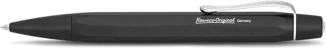 Kaweco ORIGINAL Kugelschreiber Black Chrome I Exklusiver Kugelschreiber mit angenehmer Mine inklusiv